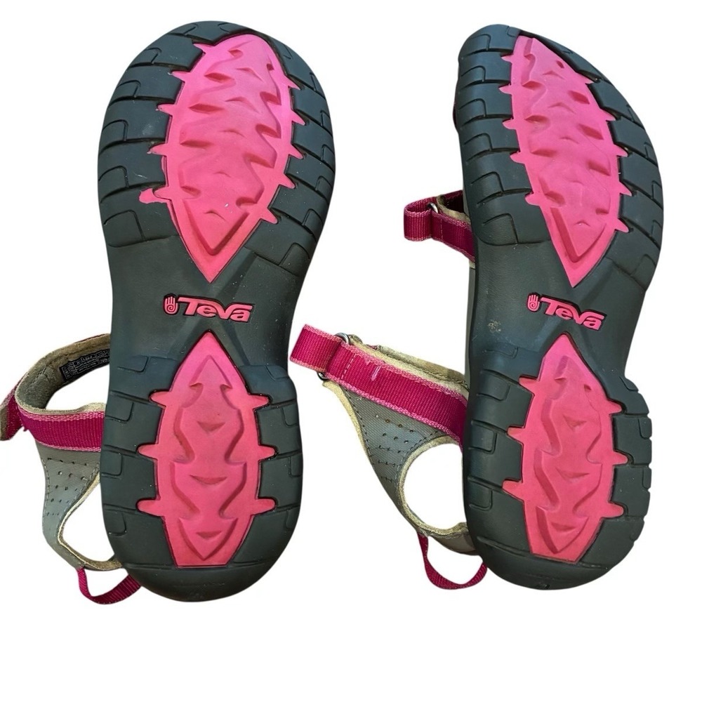 Teva Sandals Women's Size 10‎ Open Toe Strappy Pink Purple F27114K - Picture 6 of 6